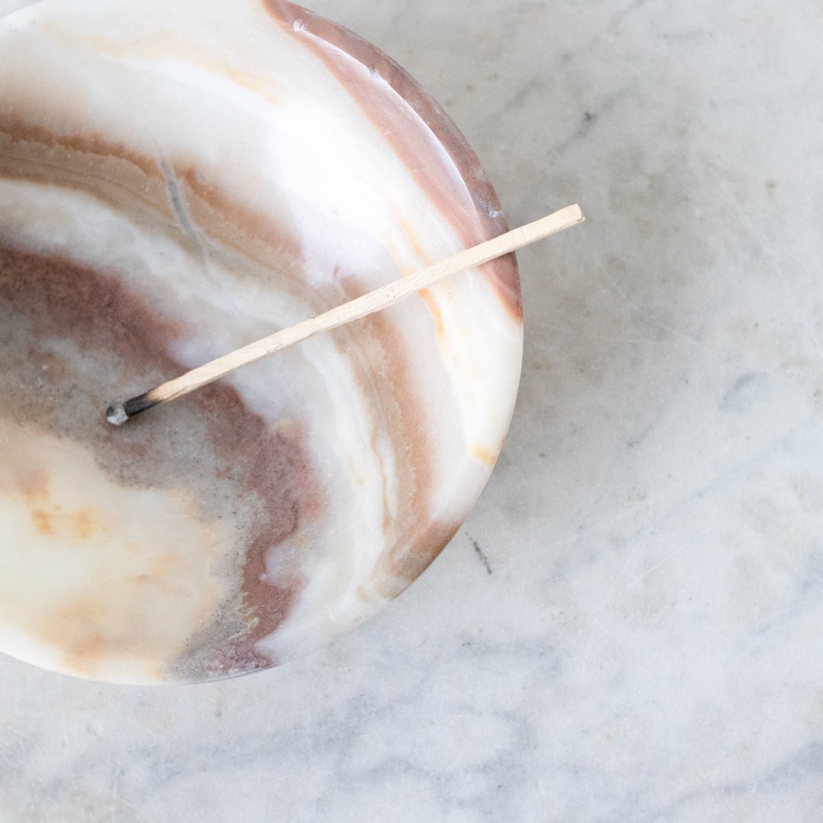 Scented Candle with Marble Bowl - elsie green - Decor