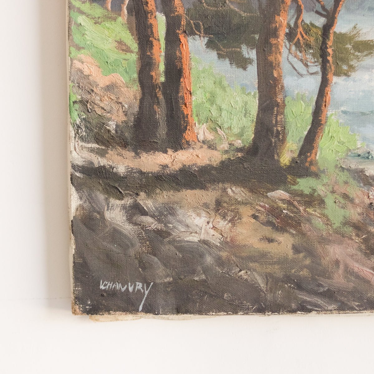 Seascape with Crashing Waves Oil Painting - elsie green - art