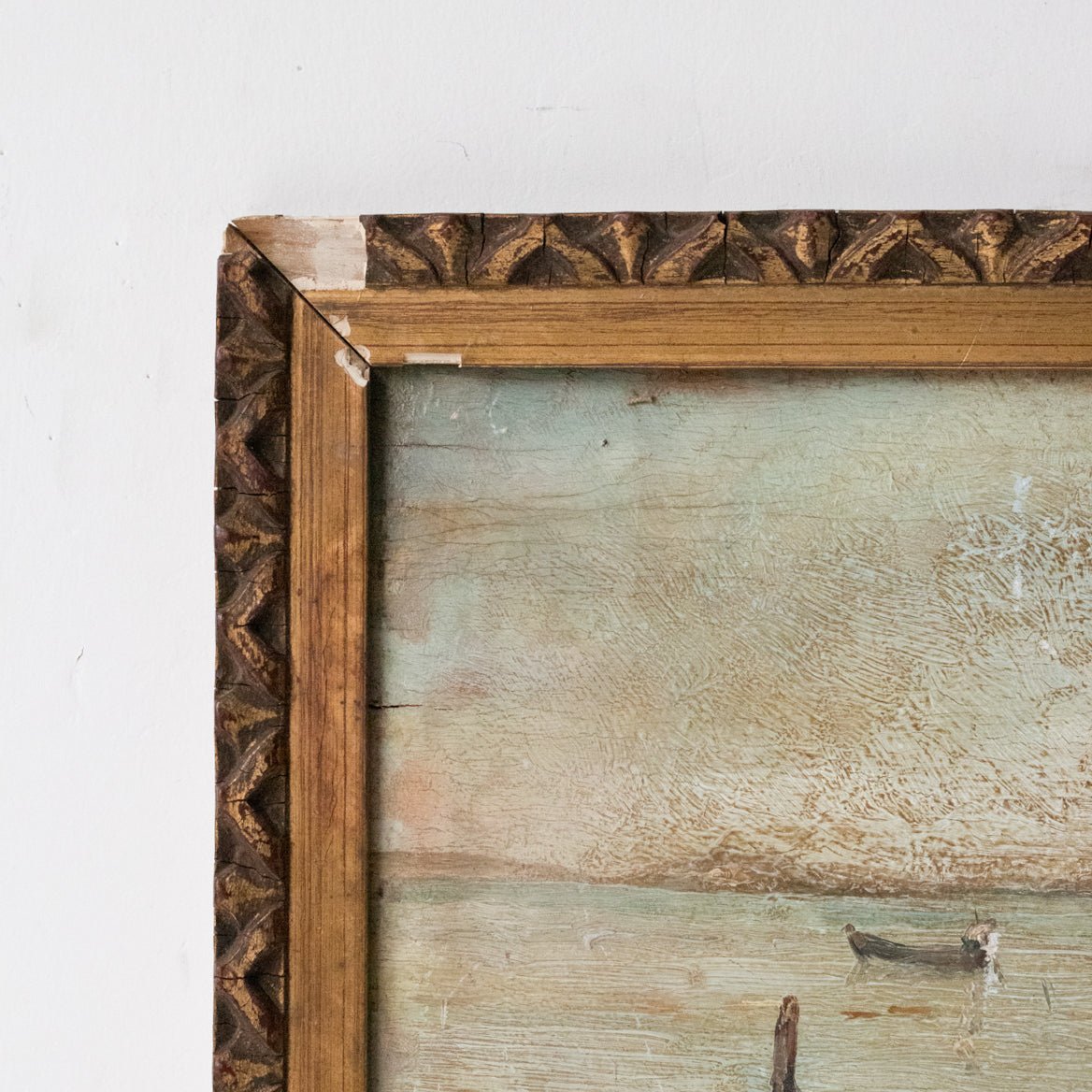 Seascape with Wooden Pier - elsie green - Art