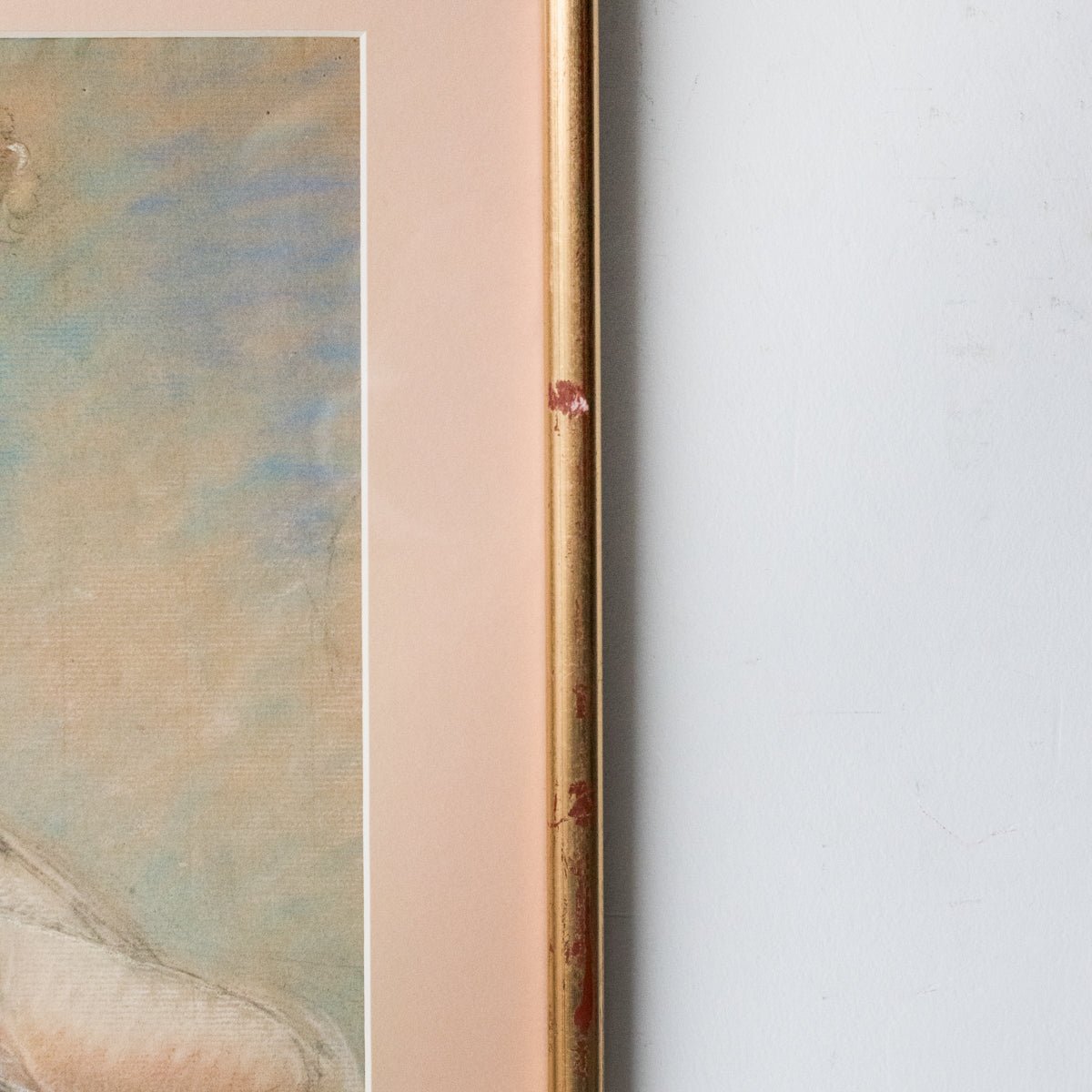 Seated Nude Pastel Drawing - elsie green - Art