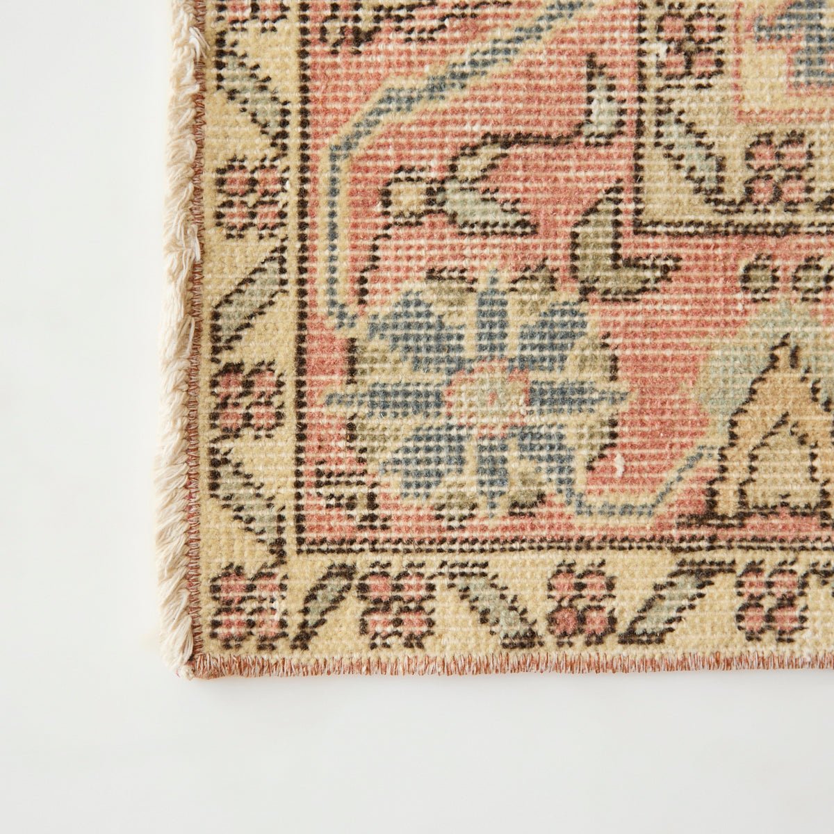 Senlis Vintage Rug | 3'9" x 6'10" - elsie green - textiles