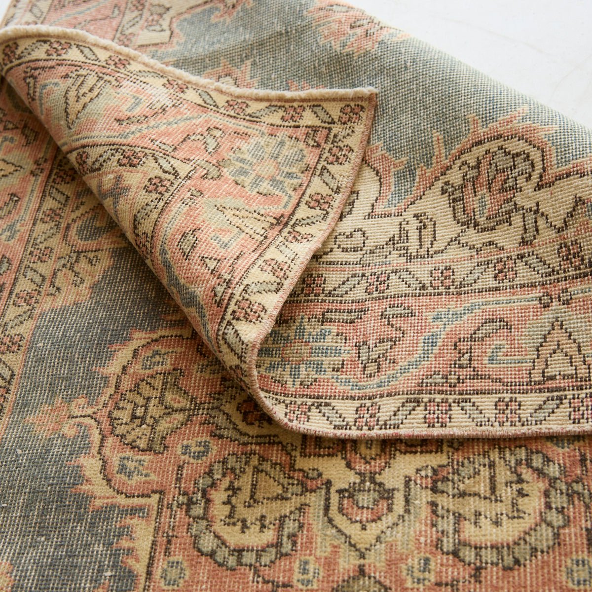 Senlis Vintage Rug | 3'9" x 6'10" - elsie green - textiles
