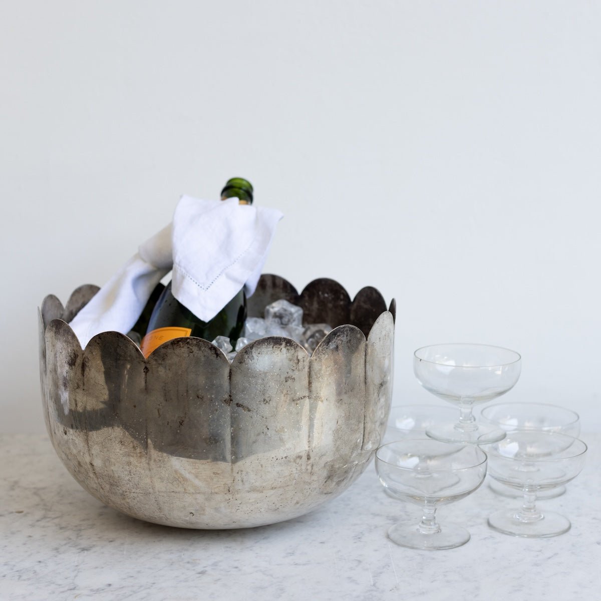 Silver Duval Leroy Champagne Bowl - elsie green - the french kitchen