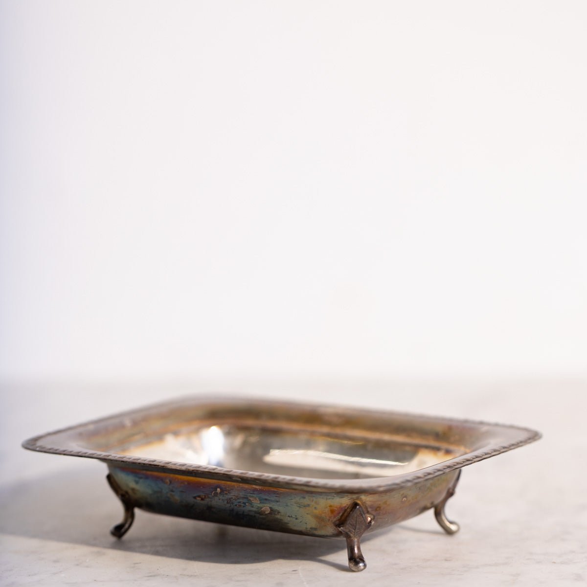 Silver Footed Soap Dish | The Patrick Orbe Collection - elsie green - decor