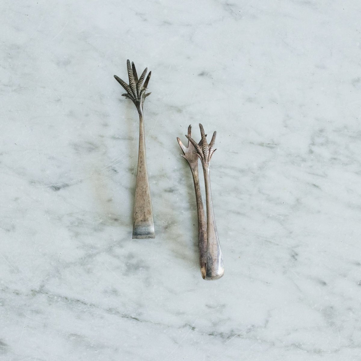 Silver Ice Tongs - elsie green - The French Kitchen