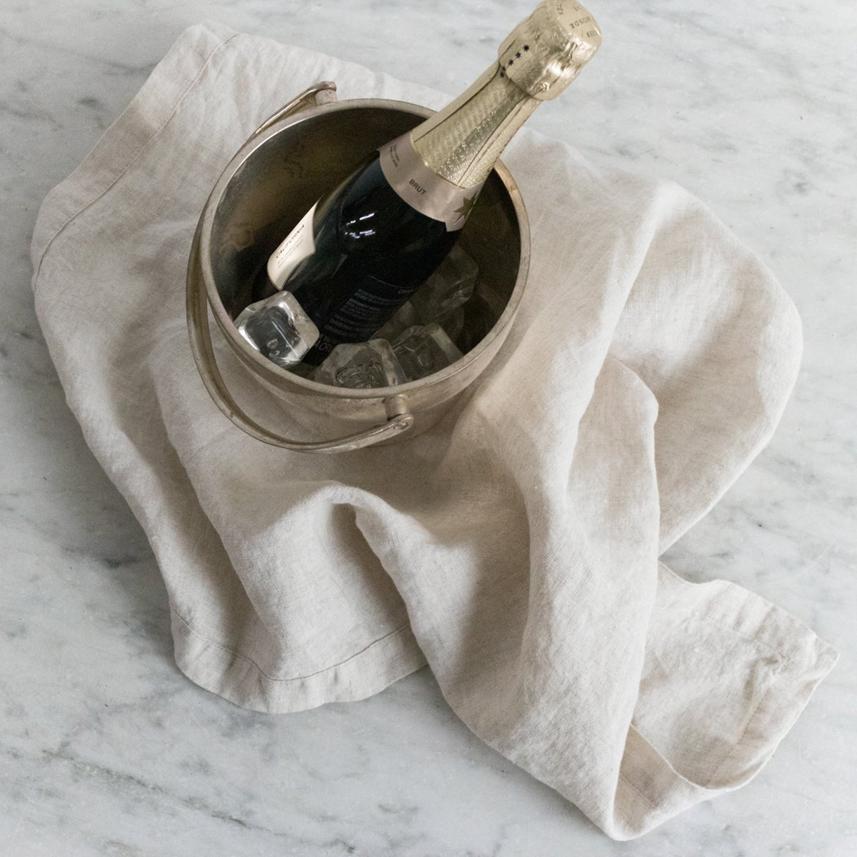 Silver Plate Ice Bucket - elsie green - The French Kitchen