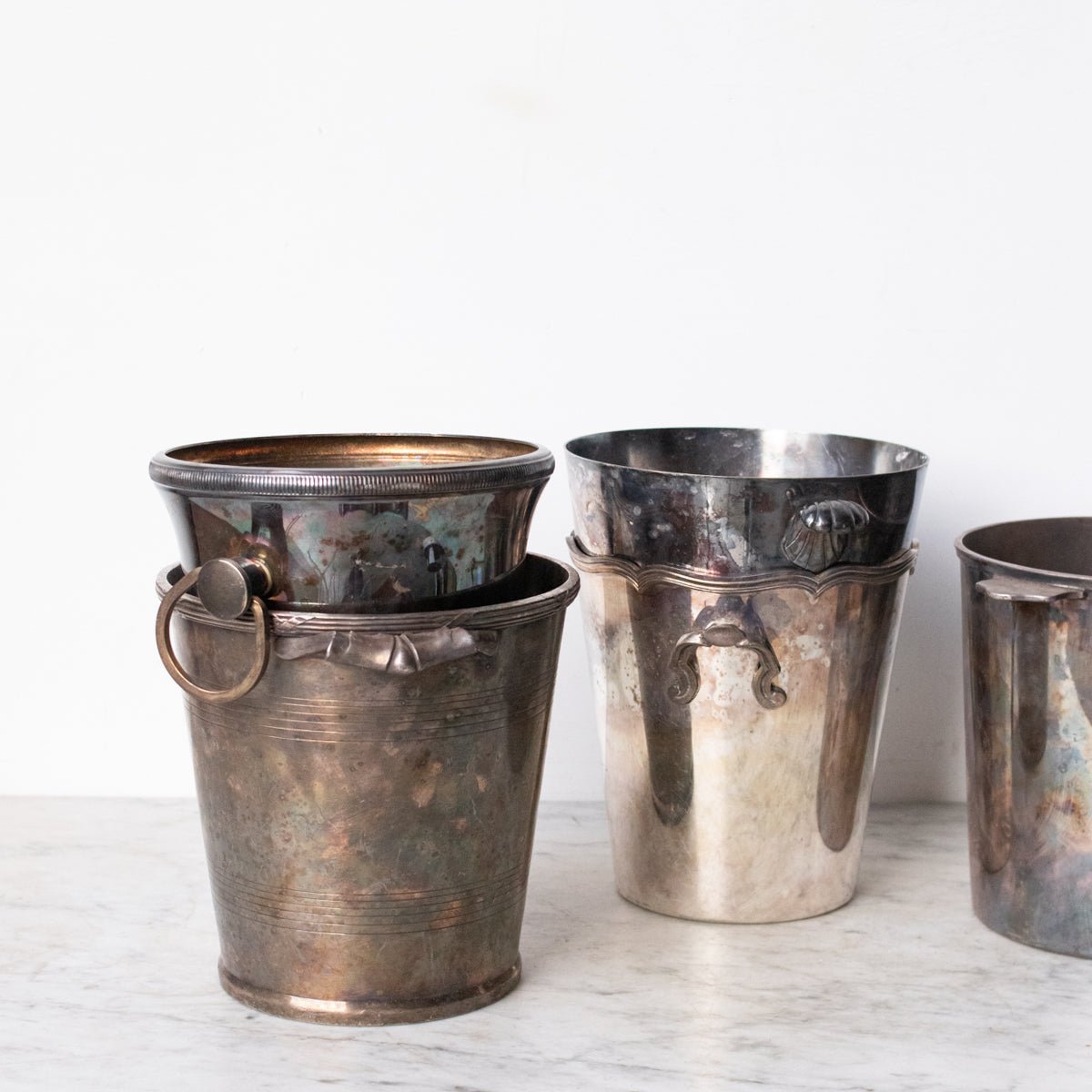 Silver Plated Champagne Bucket - elsie green - The French Kitchen