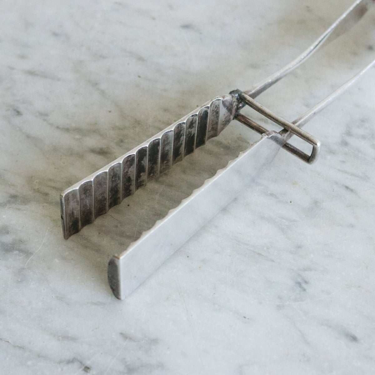 Silver Plated Pastry Tongs - elsie green - the french kitchen
