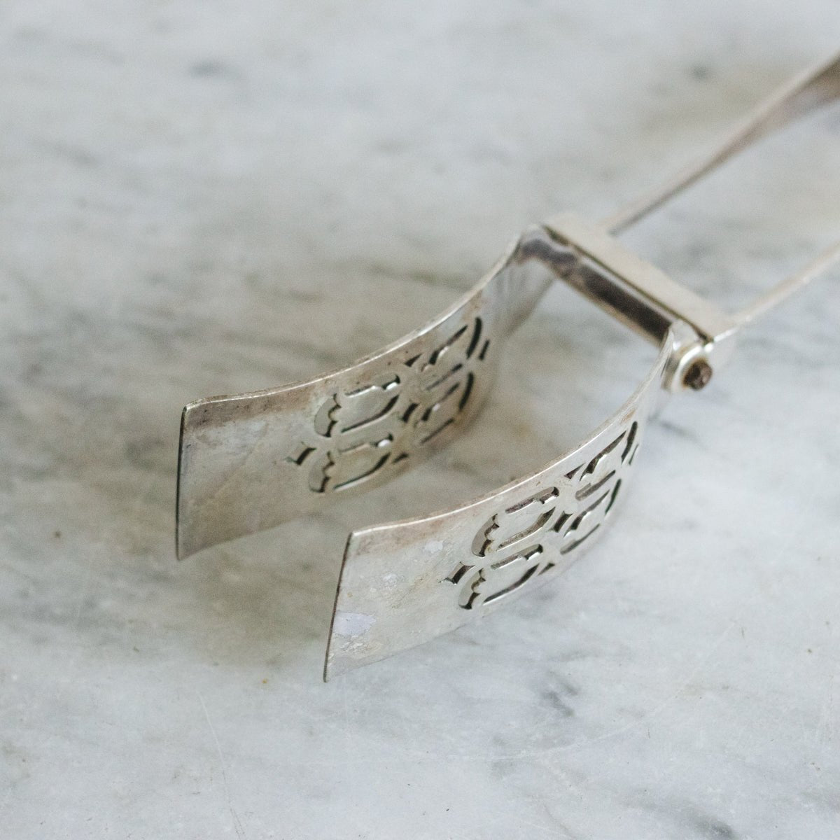 Silver Plated Pastry Tongs - elsie green - the french kitchen