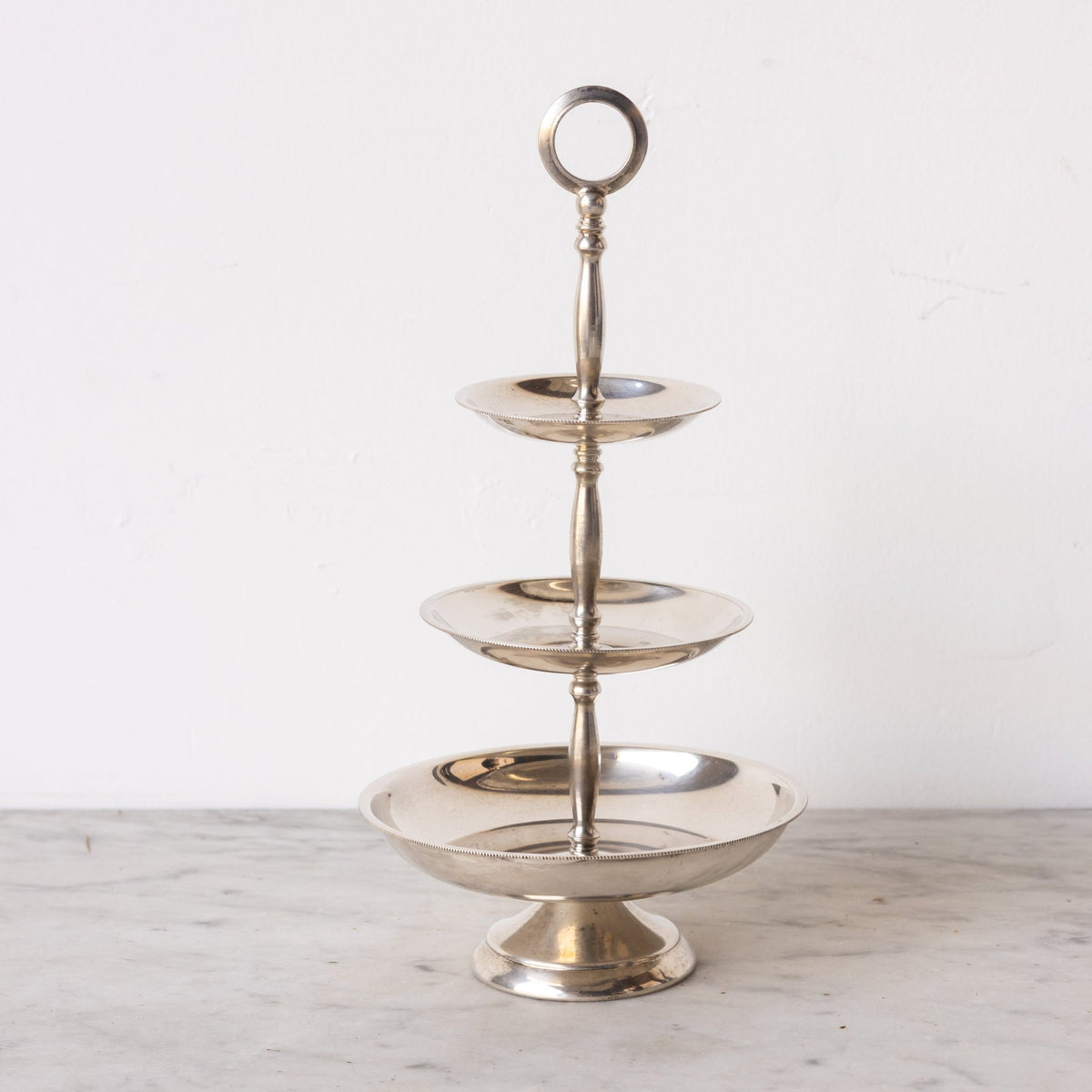 Silver Tiered Tray - elsie green - The French Kitchen