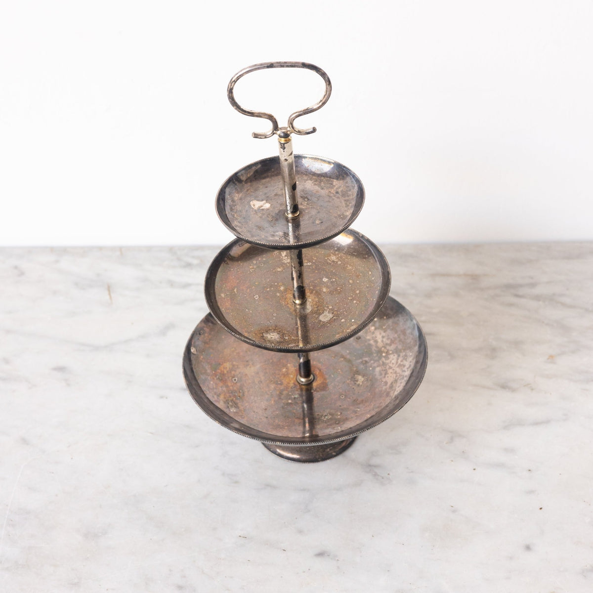 Silver Tiered Tray - elsie green - The French Kitchen