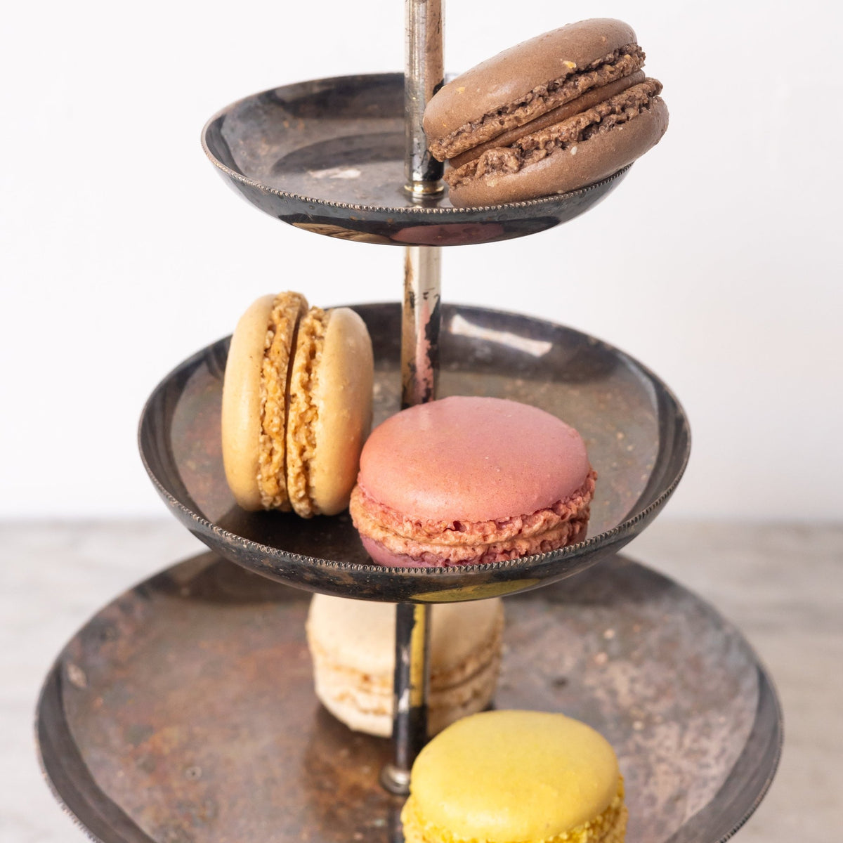 Silver Tiered Tray - elsie green - The French Kitchen