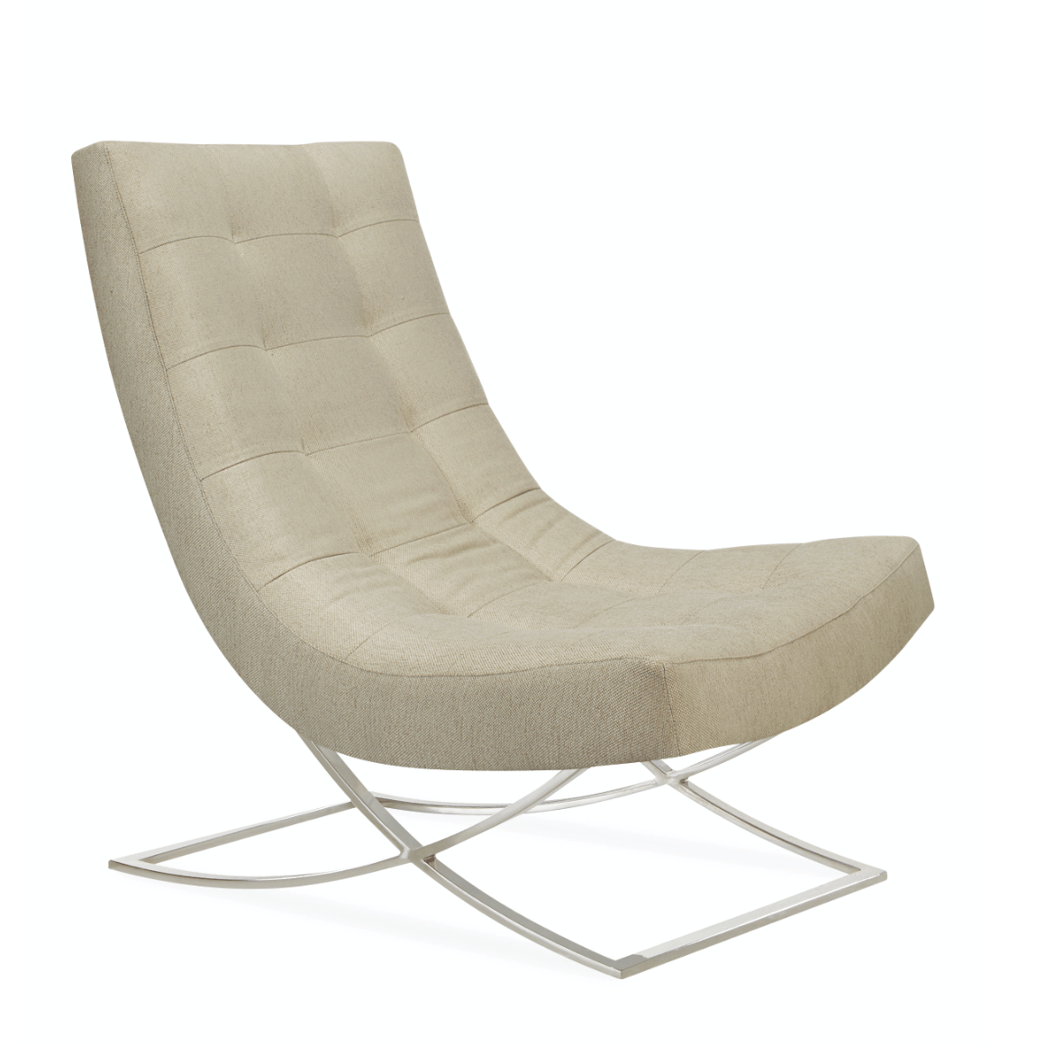 Slope Chair & Ottoman - elsie green - furniture