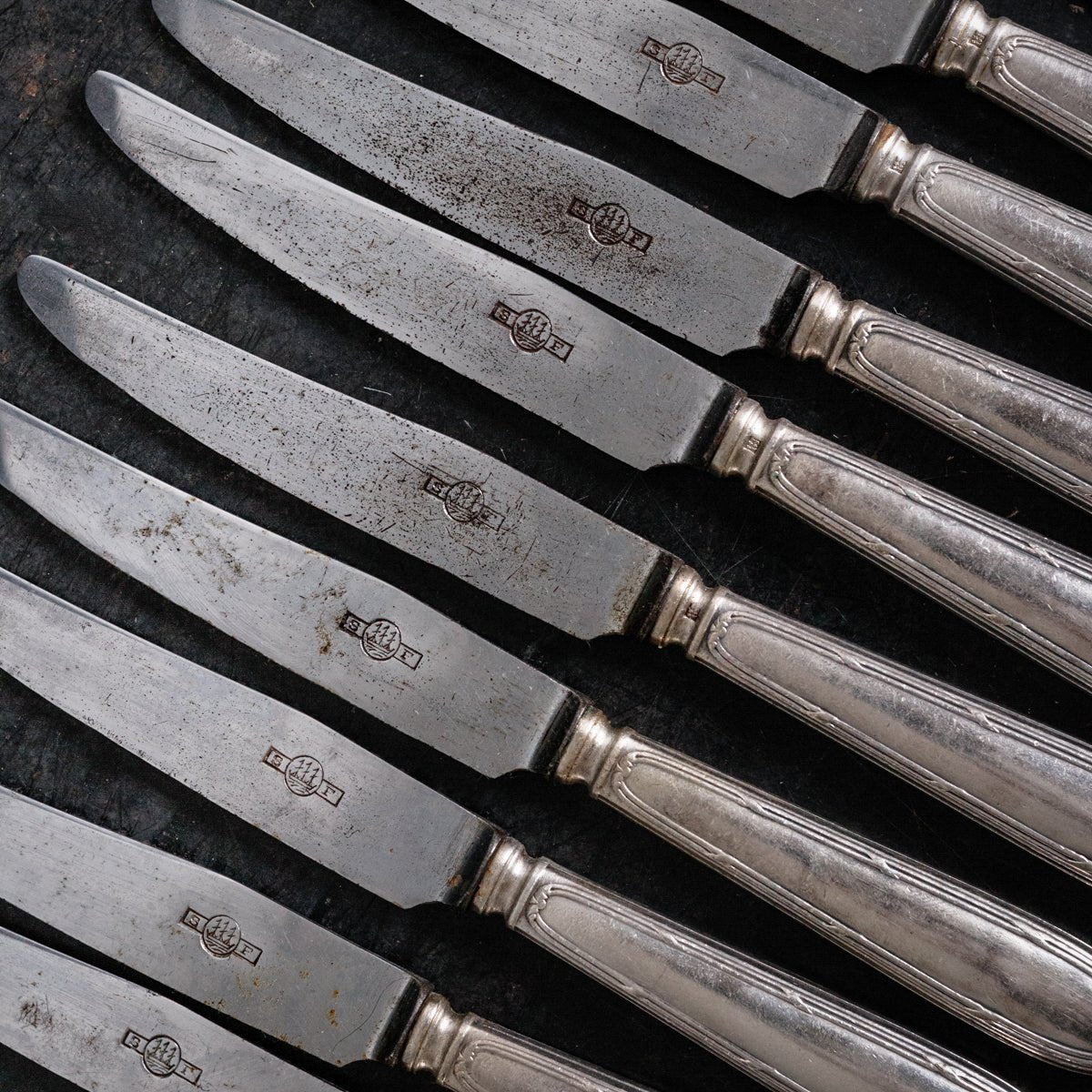 Societé Francais Butter Knife Set of 12 - elsie green - The French Kitchen