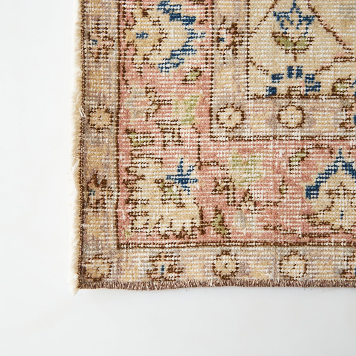 Soissons Vintage Rug | 3'10" x 6'7" - elsie green - textiles