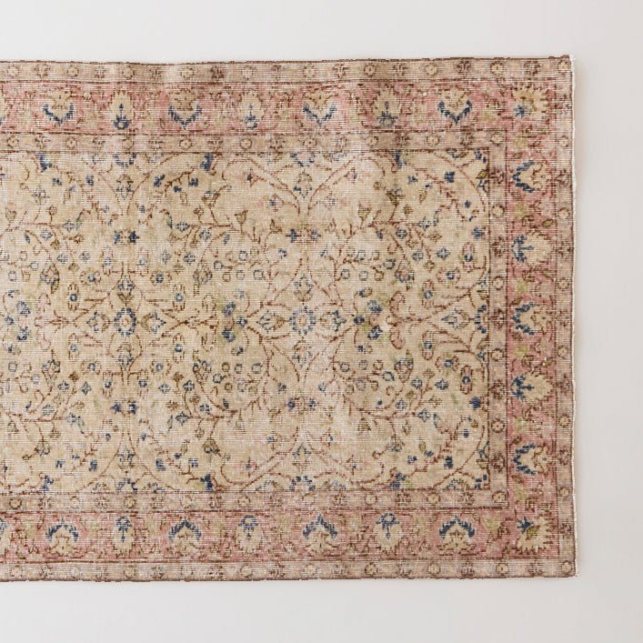 Soissons Vintage Rug | 3'10" x 6'7" - elsie green - textiles