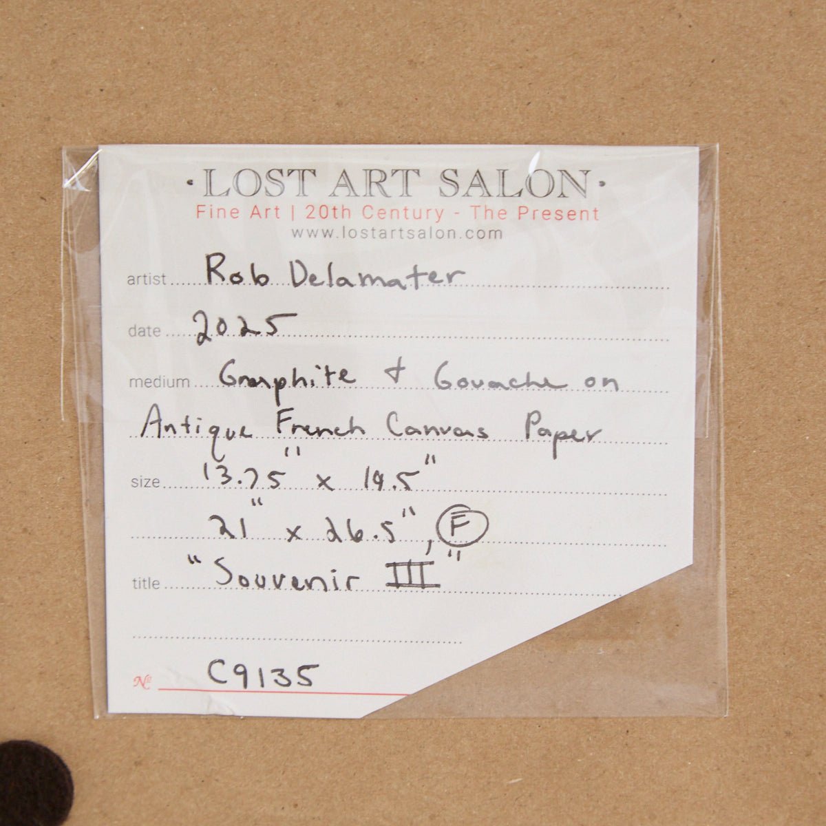 Souvenir III | Rob Delameter | Lost Art Salon Collection - elsie green - art