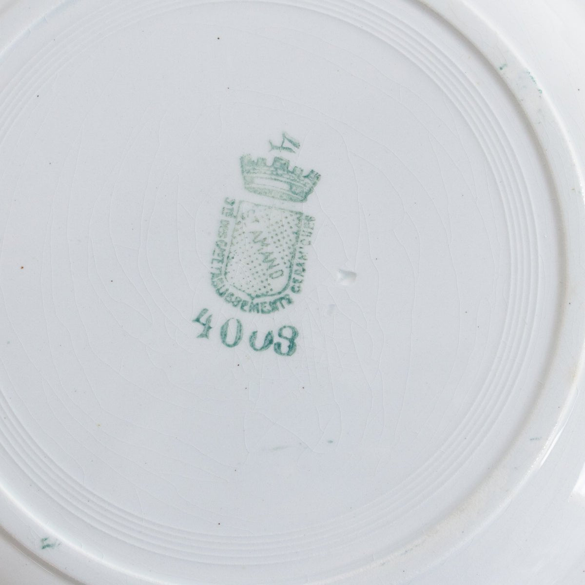 St. Amand Transferware Plate Set of 6 - elsie green - The French Kitchen