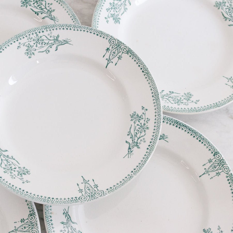 St. Amand Transferware Plate Set of 6 - elsie green - The French Kitchen