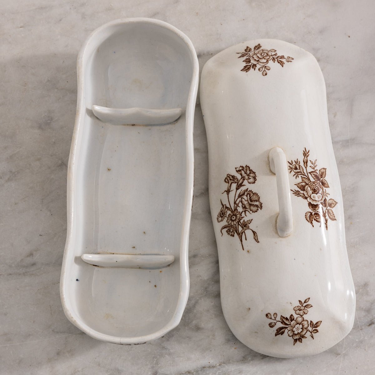 St. Amand Transferware Shaving Box - elsie green - the french kitchen