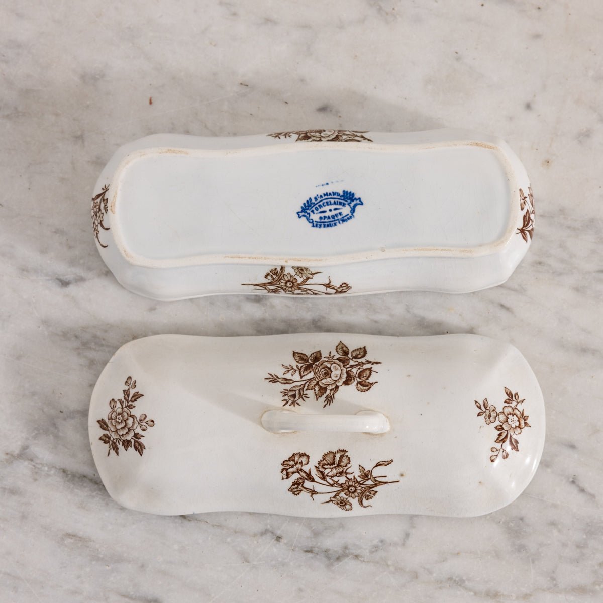 St. Amand Transferware Shaving Box - elsie green - the french kitchen