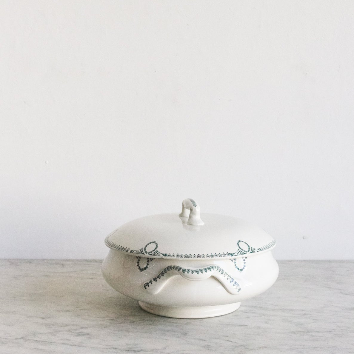 St. Amand Transferware Tureen with Ladle - elsie green - the french kitchen