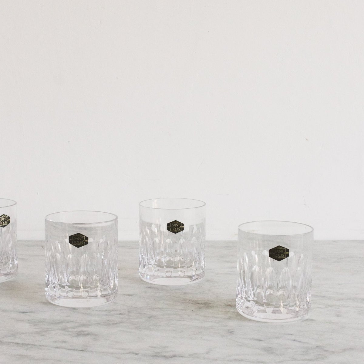 St. Louis Crystal Bar Glass Set Of 4 - elsie green - The French Kitchen