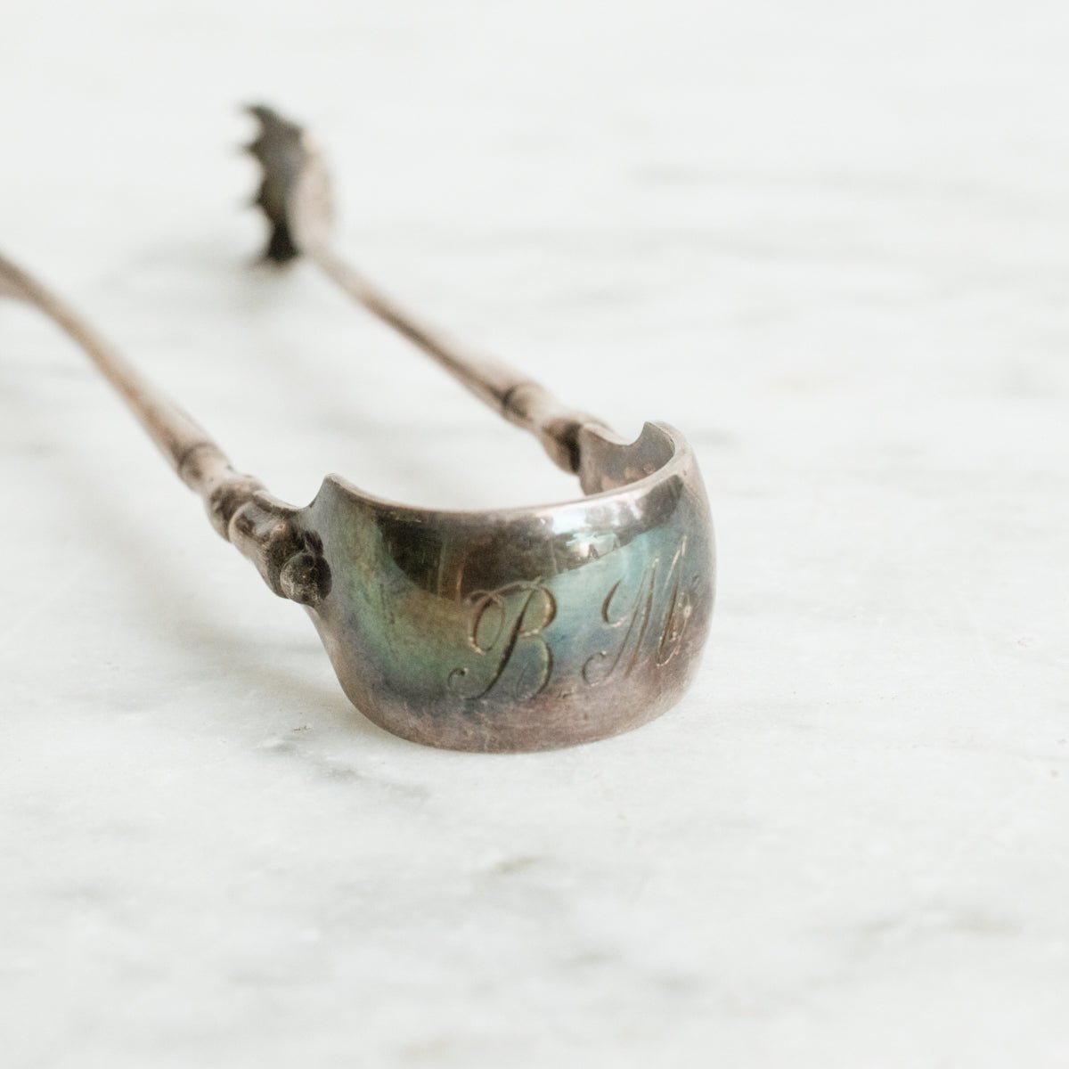 St. Medard Silver Ice Bucket With Ice Tongs - elsie green - The French Kitchen