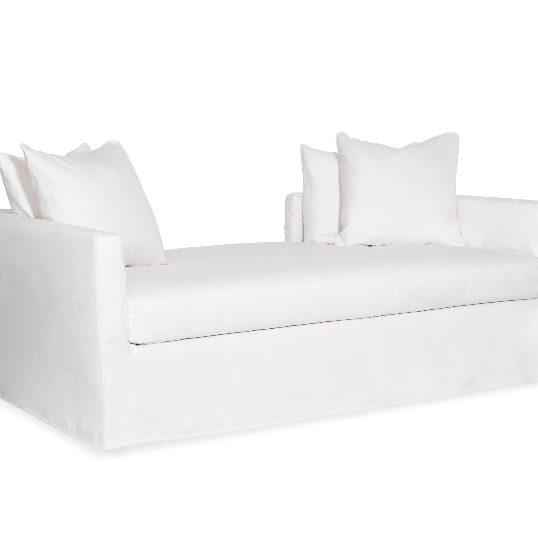 St. Tropez Outdoor Slipcovered Daybed - elsie green -