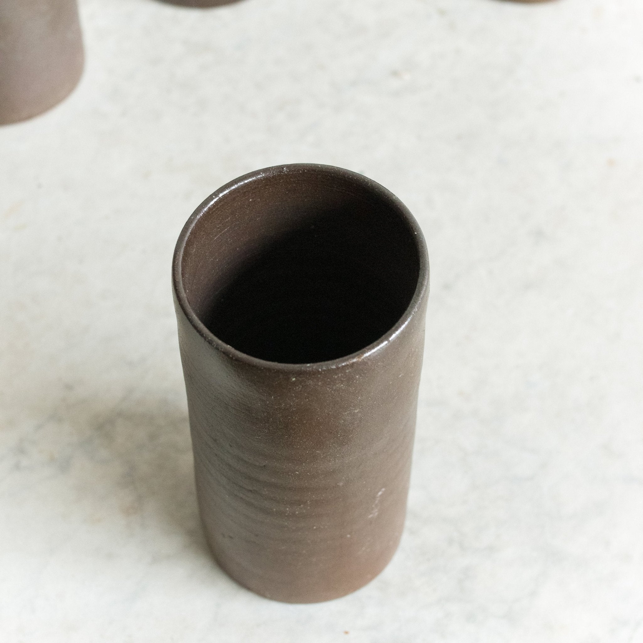 Stamped Stoneware Tumbler Set Of 6 - elsie green - The French Kitchen