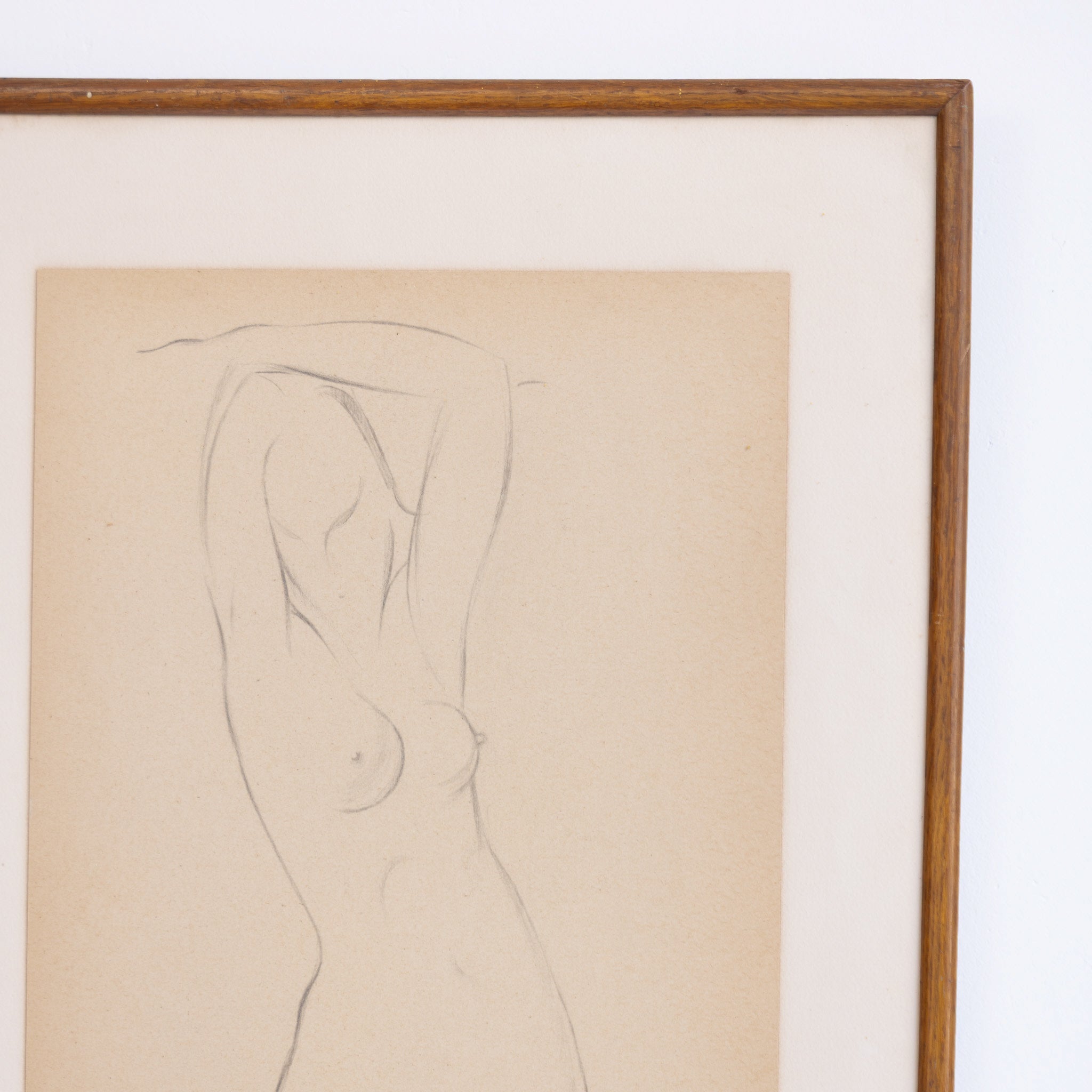 Standing Nude in Pencil | Emmanuel Gondouin 1923 - 24 - elsie green - art