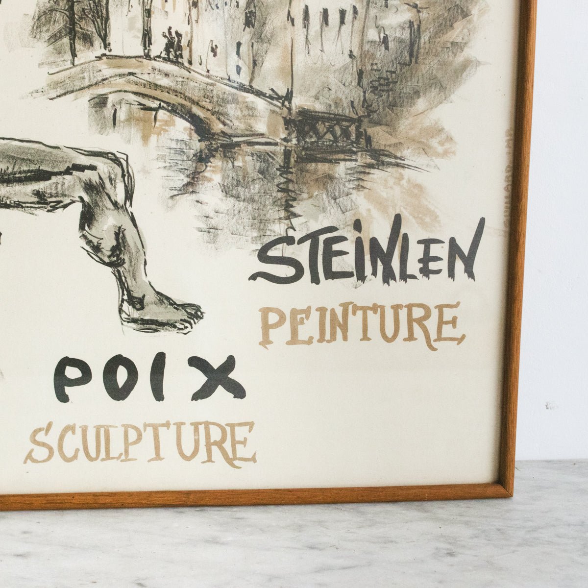 Steinlen & Poix Exhibit Advertisement - elsie green - art