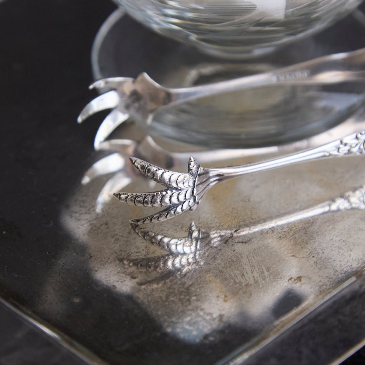 Sterling Silver Sugar Tongs | The Patrick Orbe Collection - elsie green - the french kitchen