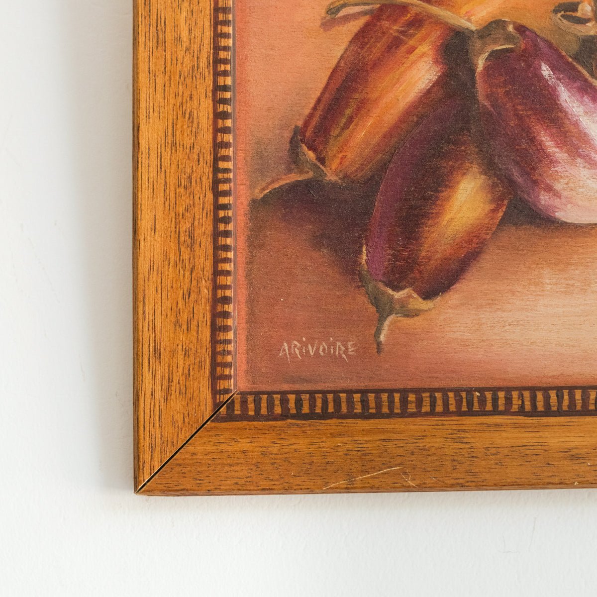 Still Life with Aubergine Oil Painting - elsie green - art