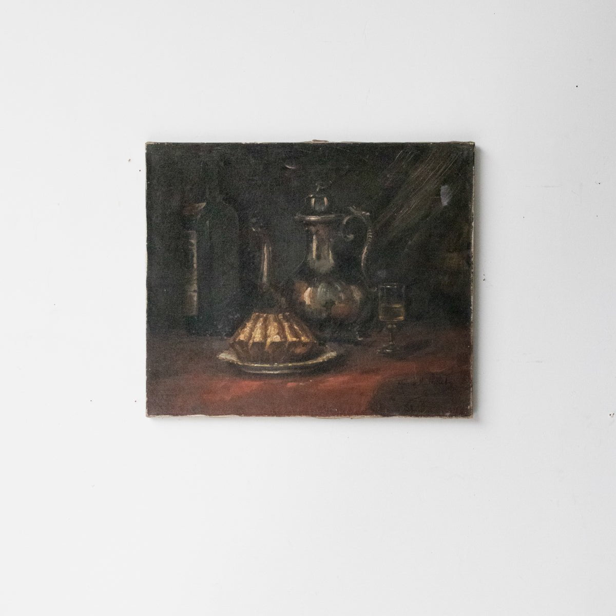 Still Life With Carafe Oil Painting - elsie green - Art