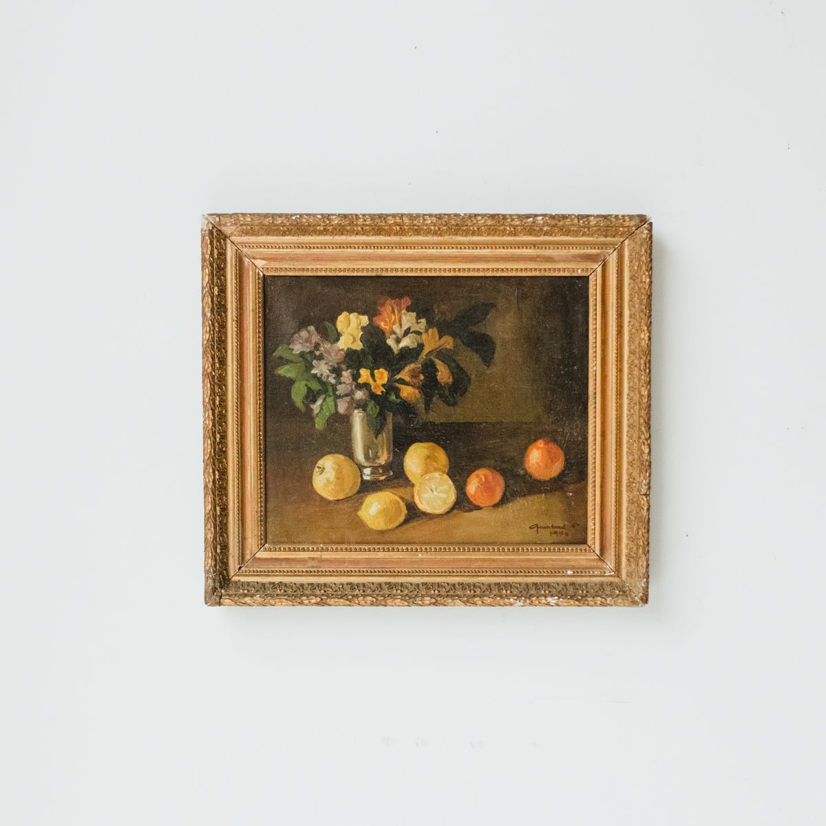 Still Life with Citrus Oil Painting - elsie green - art