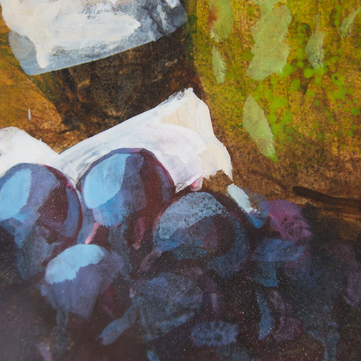 Still Life with Citrus Watercolor Painting - elsie green - art