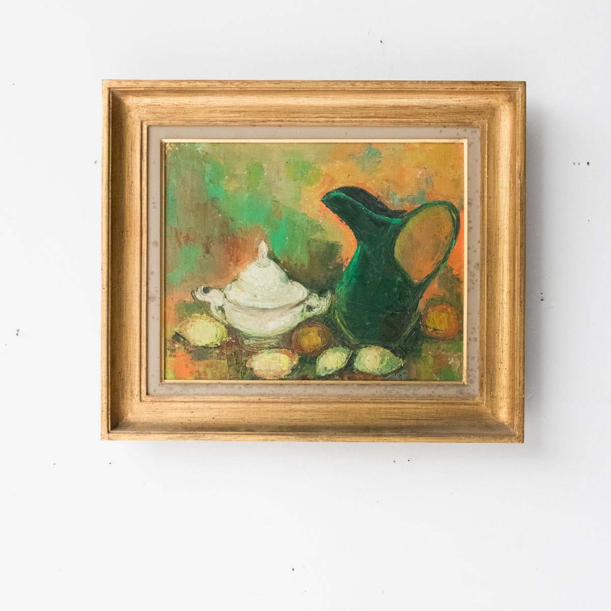 Still Life with Ironstone Tureen Oil Painting - elsie green - Art