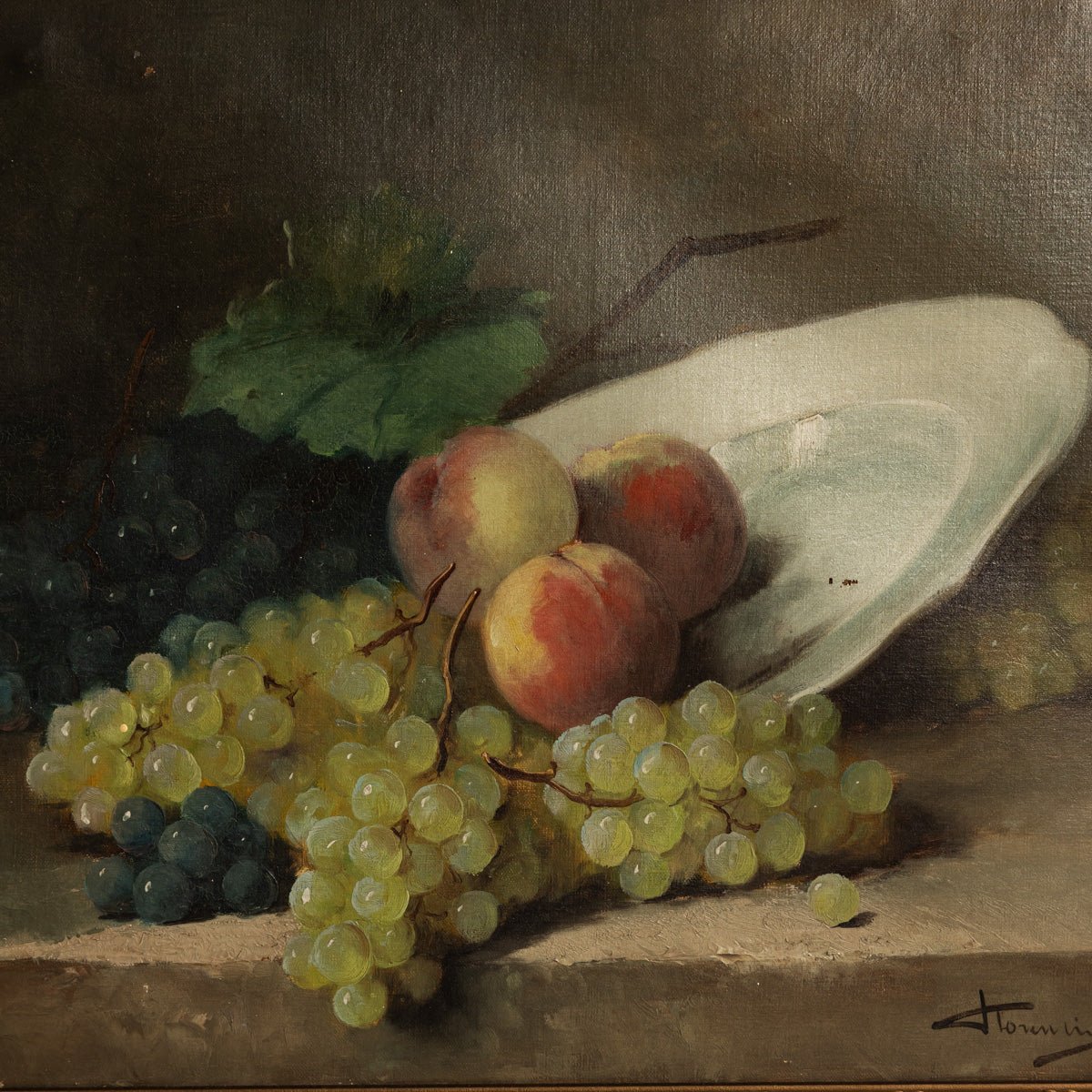 Still Life with Peaches and Grapes | Florentin - elsie green - art