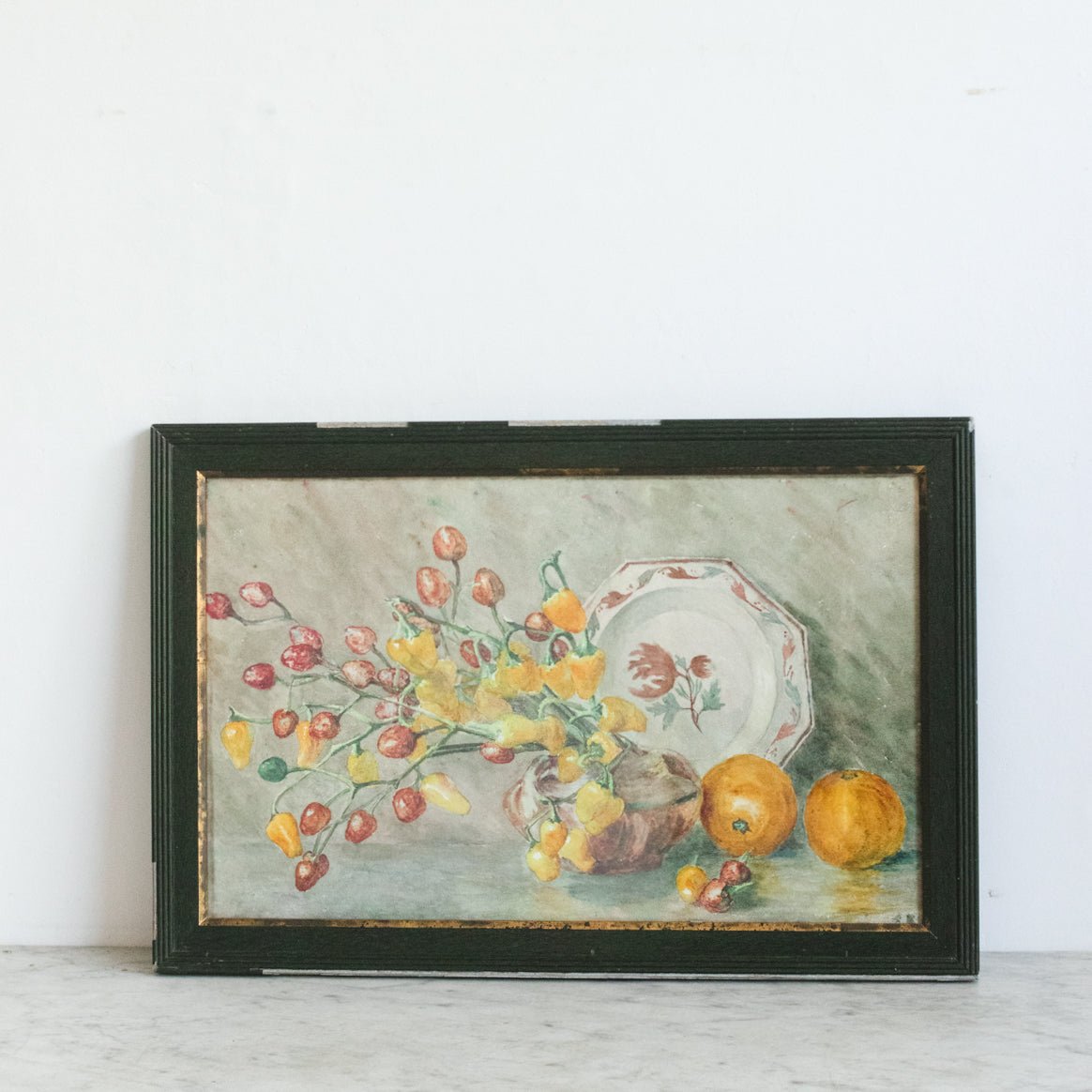 Still life with Tulips Watercolor Painting - elsie green - art