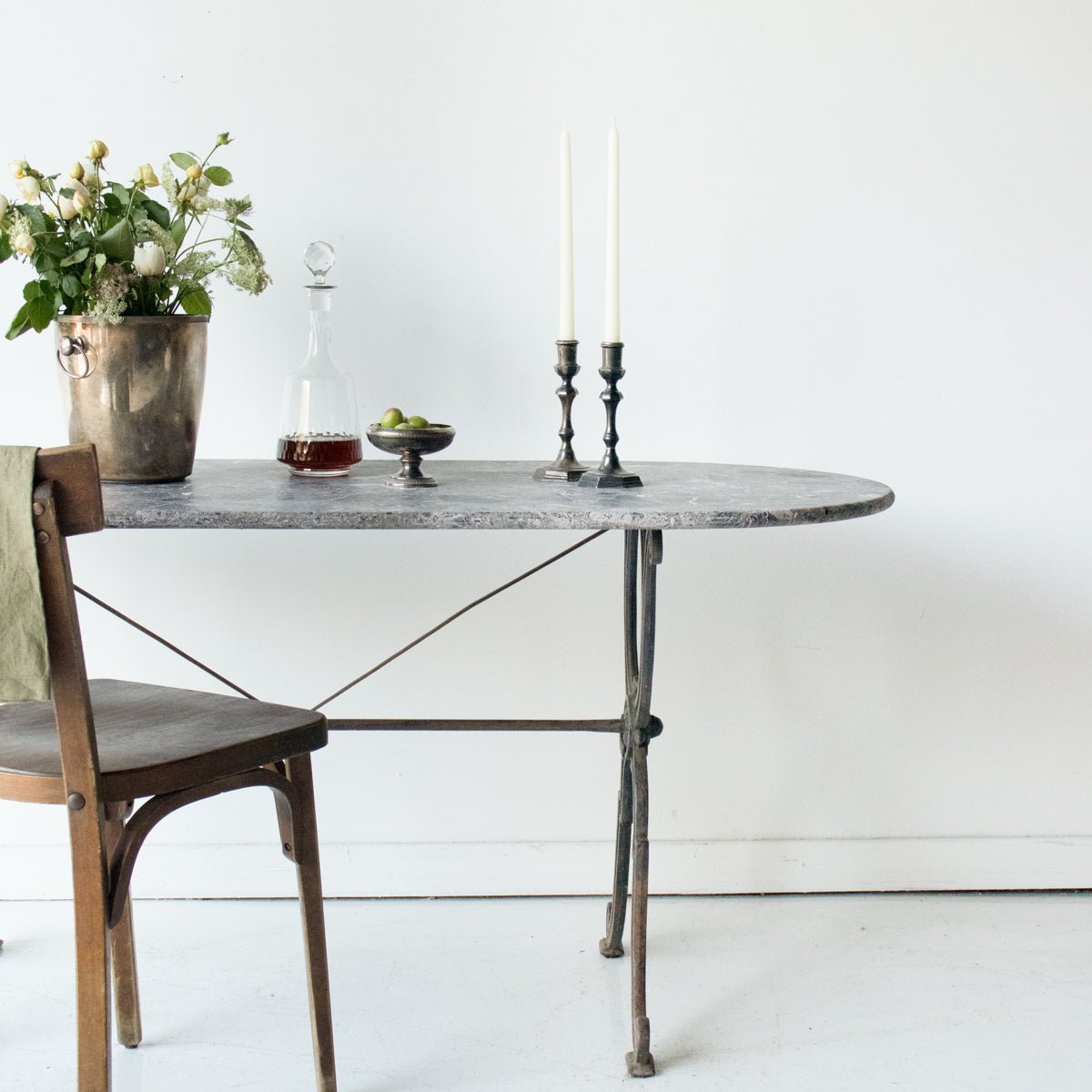 Stone Bistro Table - elsie green - Furniture