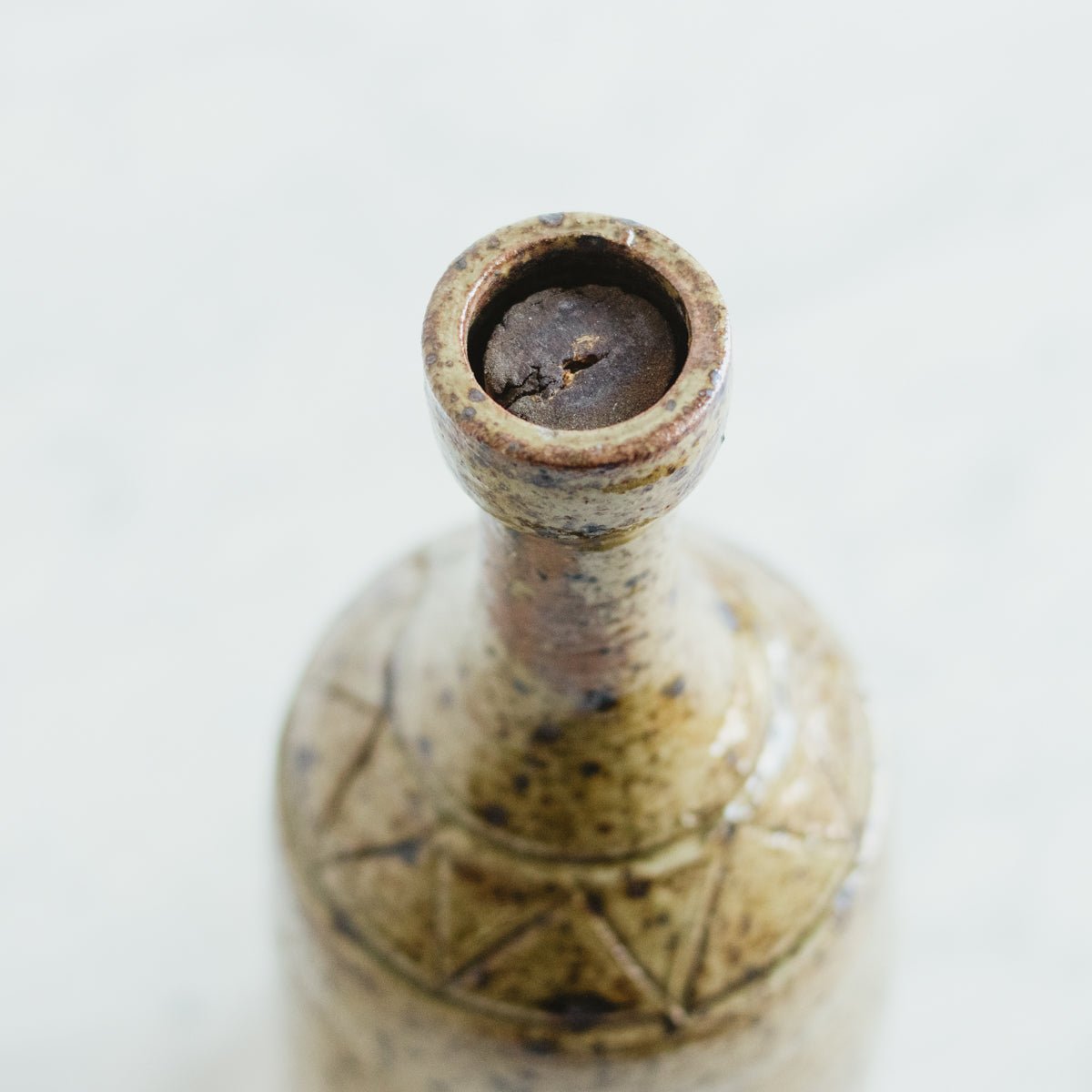 Stoneware Bottle | Signed by Artist - elsie green - art