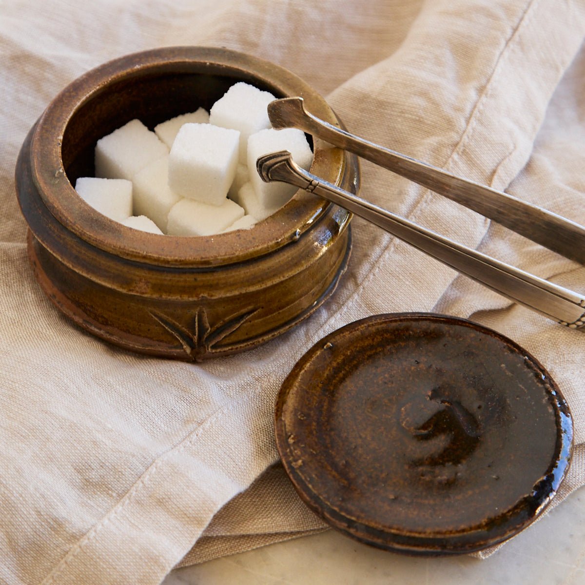 Stoneware Butter Crock - elsie green - the french kitchen