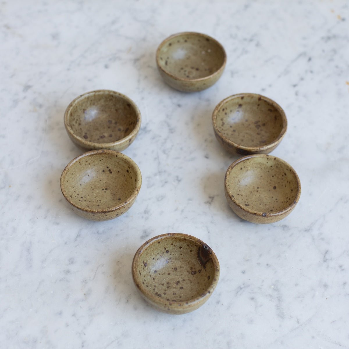Stoneware Butter Pat Set of 6 - elsie green - the french kitchen