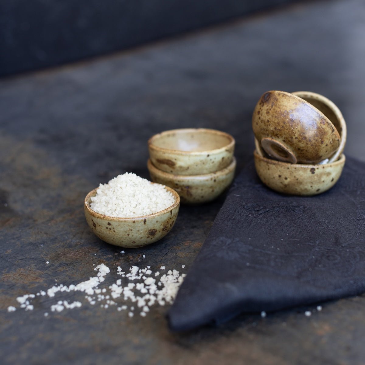 Stoneware Butter Pat Set of 6 - elsie green - the french kitchen