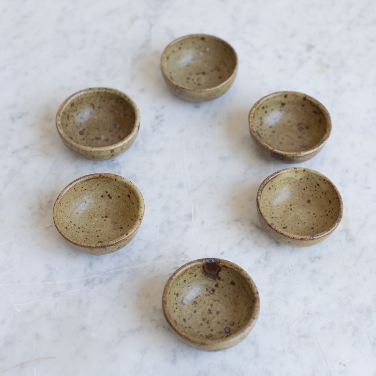 Stoneware Butter Pat Set of 6 - elsie green - the french kitchen