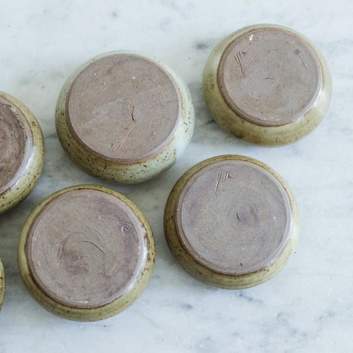 Stoneware Butter Pat Set of 7 - elsie green - the french kitchen