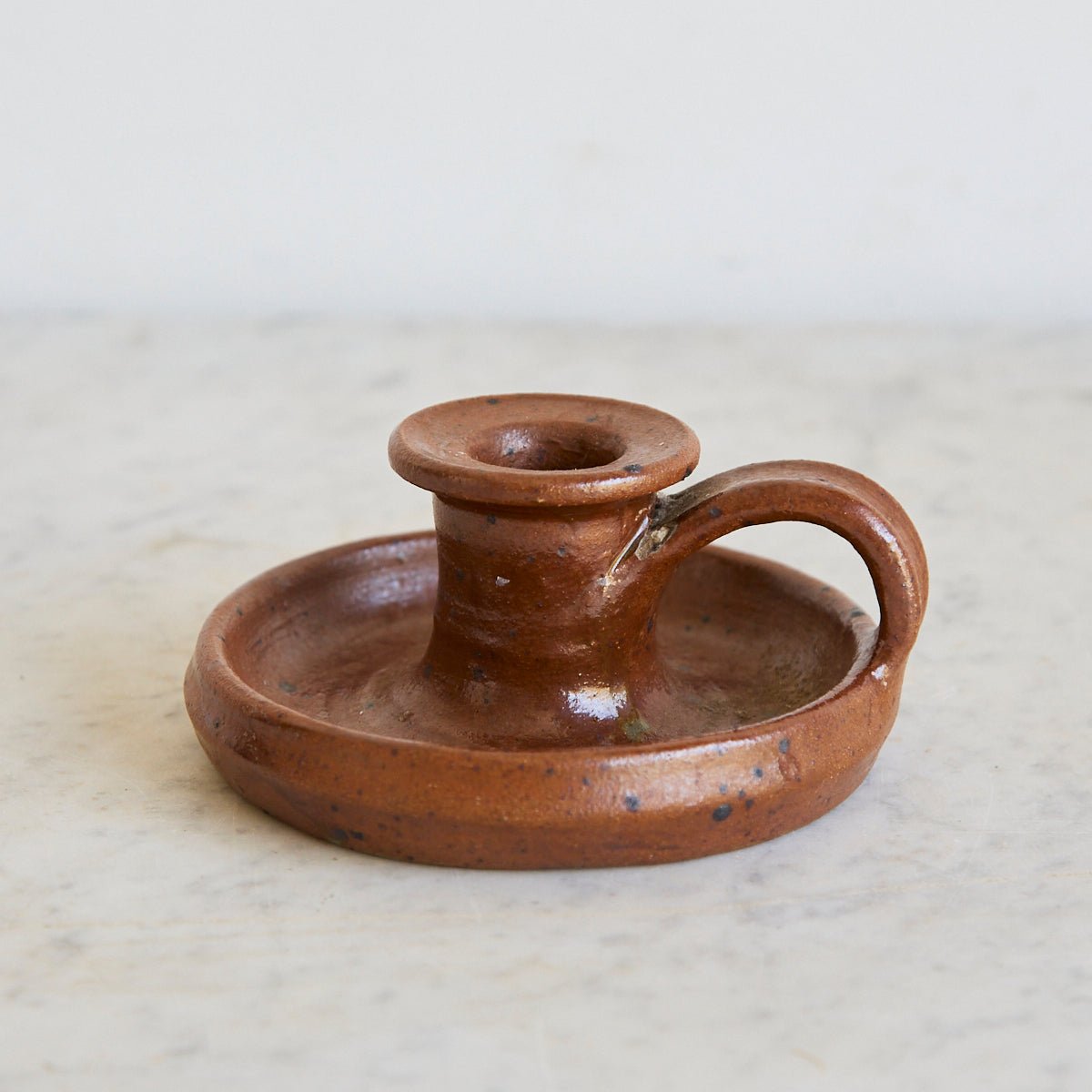 Stoneware Chamber Candlestick - elsie green - decor