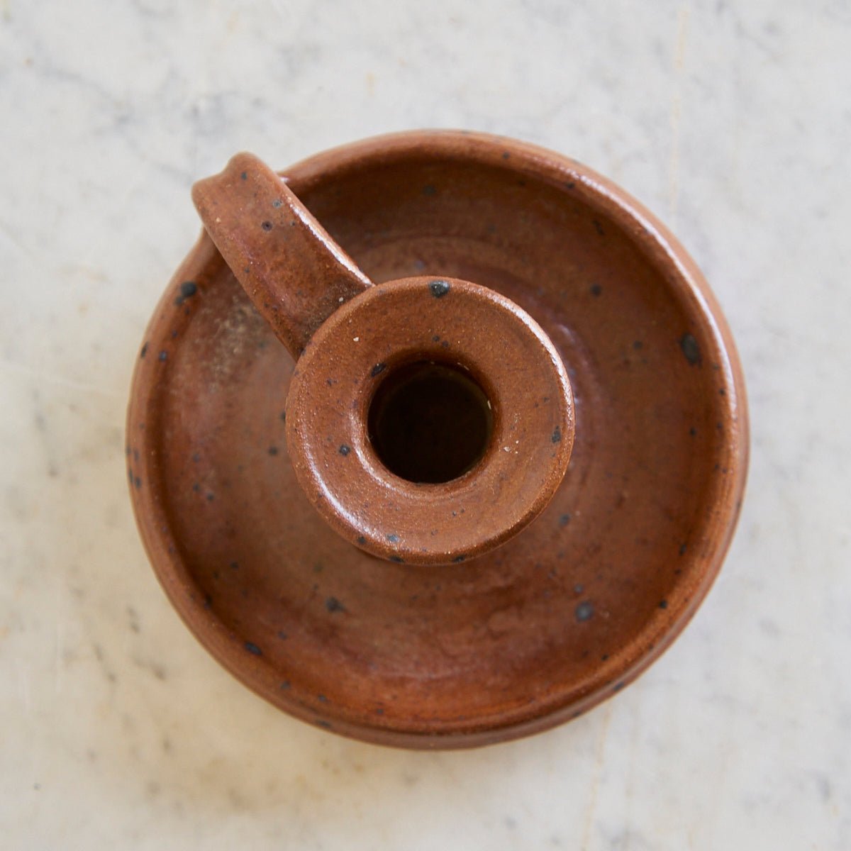 Stoneware Chamber Candlestick - elsie green - decor