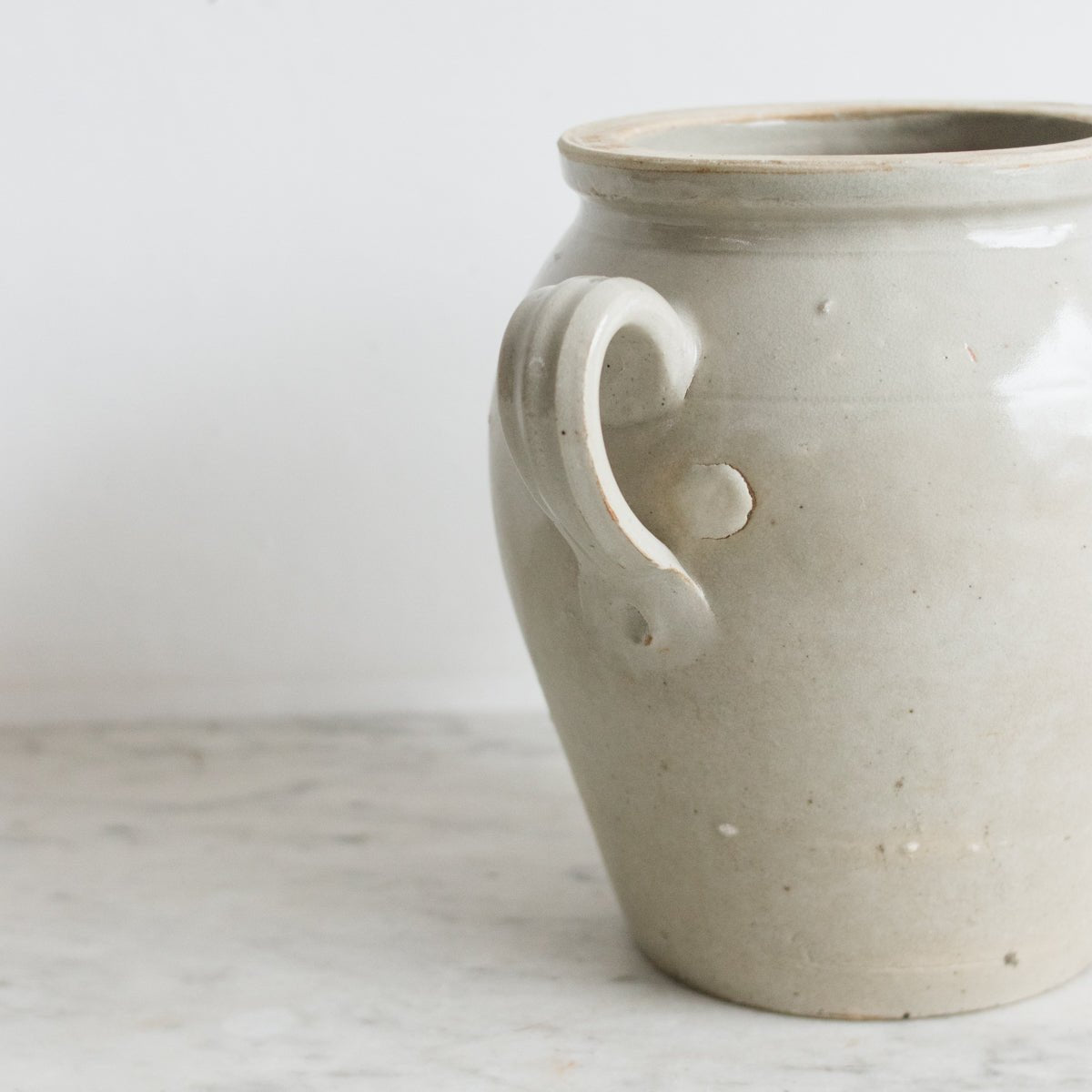 Stoneware Crock with Two Handles - elsie green - The French Kitchen